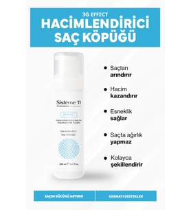 Sisteme 11 Hacimlendirici Köpük 200 ml 8684091008989