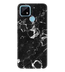 Realme C11 C21 C21Y C25Y C11 2021 Kılıf Desemli Silikon Black Hole Marble 1387