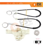 Renault Megane MK3 2008–2017 5-Kapı 827210003R İçin Elektrikli Arka Sol Cam Kriko Tamir Seti
