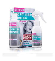 Bittox Baş Bit ve Sirke Spreyi + TTO Şampuan 100ml +Bit Tarağı