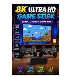 8K Ultra HD Game Box 36500 Oyunlu Game Stick Retro Oyun Konsolu