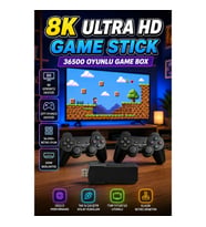 8K Ultra HD Game Box 36500 Oyunlu Game Stick Retro Oyun Konsolu