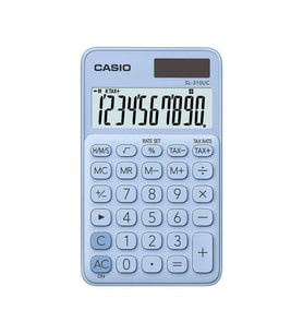 Casio SL-310UC-LB Cep Tipi 10 Hane Açık Mavi Hesap Makinesi