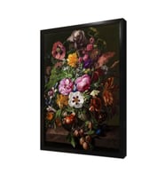 Çiçek Çerçeveli Mdf Tablo