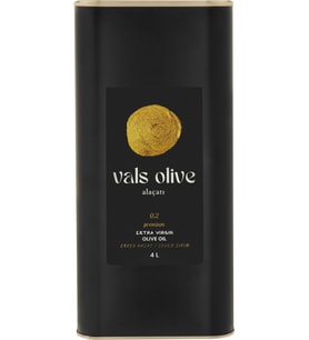 Petityu VALS OLIVE Premium Erken Hasat Soğuk Sıkım Naturel Sızma Katkısız Zeytinyağı (4L) – Yeni Hasat 24/25 (Yeşil-Gold)