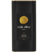 Petityu VALS OLIVE Premium Erken Hasat Soğuk Sıkım Naturel Sızma Katkısız Zeytinyağı (4L) – Yeni Hasat 24/25 (Yeşil-Gold)