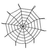 Halloween Cadılar Bayramı Örümcek Ağ Dekor Siyah 1.5 Metre