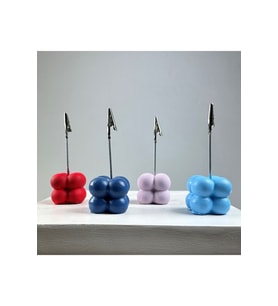 Bubble Not Tutucu 4'lü Set ( Kırmızı - Pembe - Açık Mavi - Gri Mavi)