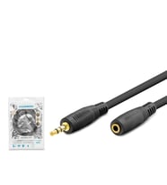 3.5 Mm Aux Uzatma Kablosu 3 M - Siyah Hdx1019