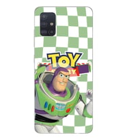 Samsung Galaxy A71 Uyumlu Toy Story Buzz Desenli Şeffaf Telefon Kılıfı