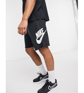 Sportswear Sport Essentials French Terry Alumni Bol Kesim Siyah Erkek Spor Şort
