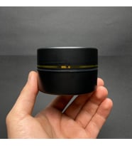 100 ml Plastik Krem Kutusu , 100 cc Siyah Renkli Kapaklı Krem Kavanozu x 3 Adet