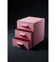 MYCRAFT3D 3 Çekmeceli Masaüstü Organizer  Makyaj Kozmetik & Takı Düzenleyici  Minimal Ofis ve Masa Üstü Saklama Kutusu