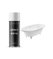 Beyaz Küvet Sprey Boyası Suya Dayanıklı 400 Ml.