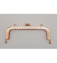 Angel Çanta Aksesuar 12.5 cm Dikdörtgen Çanta Klipsi Çanta Bursu Light Gold Metal