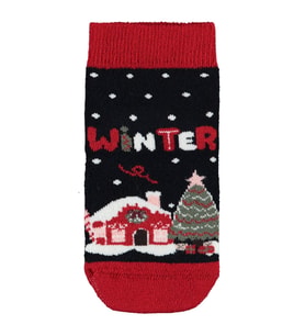 Civil Girls Winter Havlu 2'li 3-11 Yaş Havlu Soket Çorap - Standart 9-10 Yaş