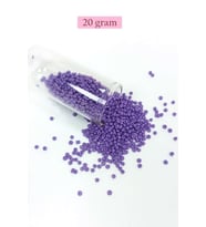 Dökme Cam Kum Boncuk (11/0) 2 mm - 20 Gram - Eflatun - BNC020