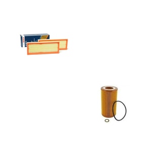 Bosch Filtre Bakım Seti Mercedes C320 W203 2001-2006 Benzin Hava + Yağ filtre