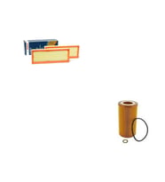 Bosch Filtre Bakım Seti Mercedes C320 W203 2001-2006 Benzin Hava + Yağ filtre