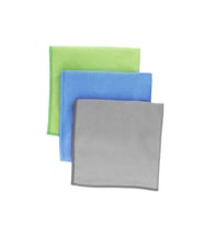 Silver Home Mikrofiber Extra Kalın 3lü 40x40cm Baklava Desen Cam Temizlik Bezi