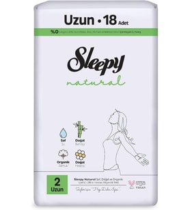 Natural Ultra Hassas Hijyenik Ped Uzun 18 Adet
