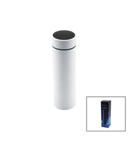 BEYAZ LED DERECE GÖSTERGELİ   304-ÇELİK  TERMOS  500ML  FİLTRELİ 12 SAAT SICAK - SOĞUK TUTMA