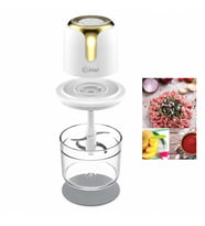 USB TO TYPE-C ŞARJLI MİNİ 3 BIÇAKLI GOLD BLENDER RONDO GIDA DOĞRAYICI 1.2LT=MİKA KRİSTAL HAZNE KC-8221 (5343)