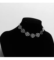 Gotik Pentagram Choker