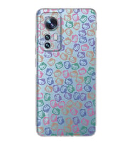 Xiaomi Mi 12 Uyumlu Kamera Korumalı Kapak Hello Kitty Tasarımlı Şeffaf Silikon Kılıf