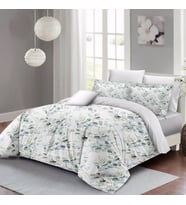 MonoHome Organik Natura Luxury Çift Kişilik Pamuk Saten Nevresim Takımı (Beyaz)