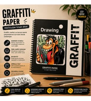 DreamArt Galery Graffiti Çizim Defteri B4 Boyut 48 Yaprak Spiralli Eskiz Defteri Graffiti Sketchbook