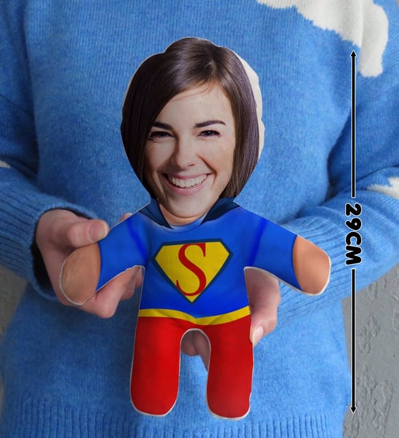 BK Gift Kişiye Özel Fotoğraflı Kadın Süper Öğretmen Bebek Yastık-14, Sevgiliye Hediye, Arkadaşa Hediye, Öğretmenler Günü