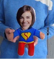 BK Gift Kişiye Özel Fotoğraflı Kadın Süper Öğretmen Bebek Yastık-14, Sevgiliye Hediye, Arkadaşa Hediye, Öğretmenler Günü