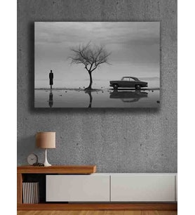 Koç stüdyo Modern tasarım kanvas tablo 50x70 (Çok Renkli)