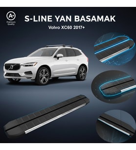 Volvo XC60 S-Line Premium Krom Yan Basamak 2017 Sonrası