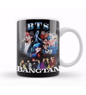 Bts Bangtan Kupa Bardak Porselen