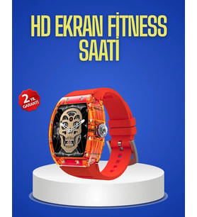 Şeffaf Tasarımlı Akıllı Saat Dokunmatik Ekranlı