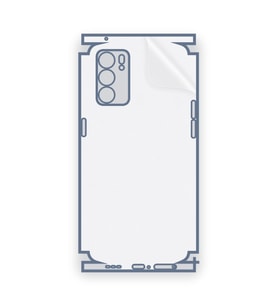 SChitec OPPO Reno6 5G Uyumlu Fullbody Arka Kaplama Hidrojel Koruyucu Film