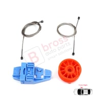 Renault Scenic MK2 JM0/1 2003-2009 4/5 Kapı 8200118775 İçin Elektrikli Ön Sağ Cam Kriko Tamir Seti