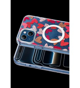Onegif iPhone 15 Desina Magsafe Kapak - Desen 6
