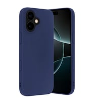 iPhone 17 Nano İçi Kadife Silikon - Lacivert