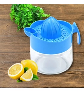Durukar® 300ml Cam Hazneli Pratik Limon Narenciye Sıkacağı KC-405