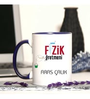 Fizik Öğretmenine Özel Öğretmenler Günü Hediyesi Kişiye Özel Kupa Bardak