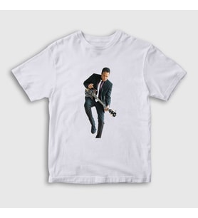 Presmono Unisex Çocuk Beyaz Stanley Clarke T-Shirt 428988tt
