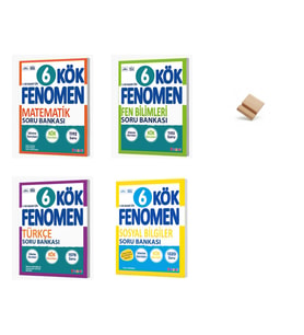 Fenomen 6. Sınıf Maarif Kök Serisi Tüm Dersler 4lü Set Soru Bankası + Telefon Standı