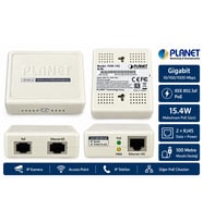 Planet POE-152 Gigabit PoE Injector 802.3af 15.4W – 10/100/1000 Mbps - Outlet