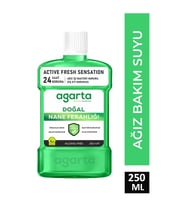 Agarta Ağız Çalkalama Suyu Doğal Nane Ferahlığı Alkolsüz 250 Ml