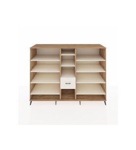 Kronos Dolap 11 Raflı 3 Çekmeceli  220x59x163 Çam-Aytaşı