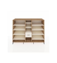 Kronos Dolap 11 Raflı 3 Çekmeceli  220x59x163 Çam-Aytaşı