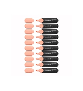 Schneider Job Fosforlu Kalem Pastel Şeftali (10 Lu Paket)